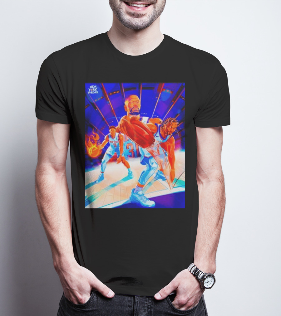 New York Forever Basketball Fireball Legends Stadium Action T-Shirt