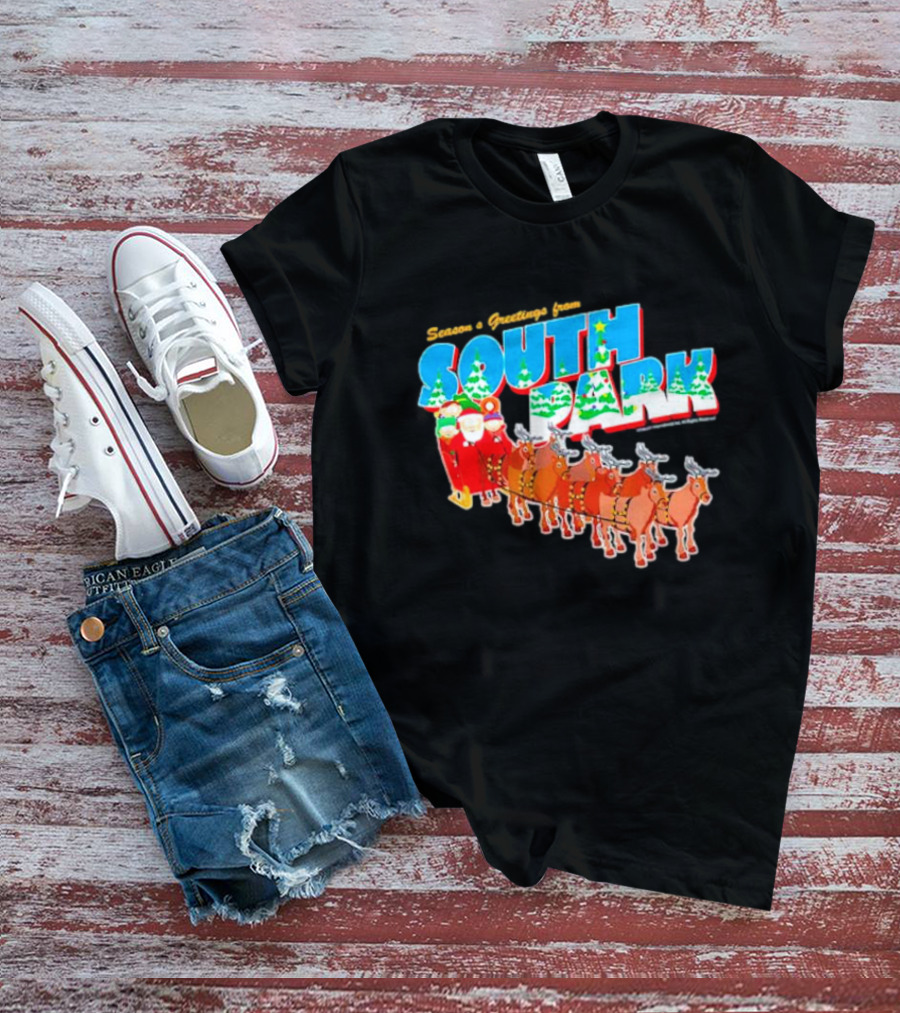 Season's Greetings From South Park Christmas Reindeer T-Shirt