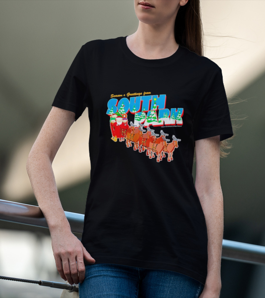 Season's Greetings From South Park Christmas Reindeer T-Shirt