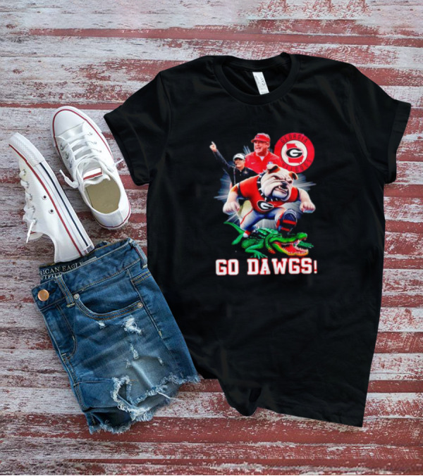 Georgia Bulldogs Go Dawgs Coaches Mascot Gator Rivalry T-Shirt