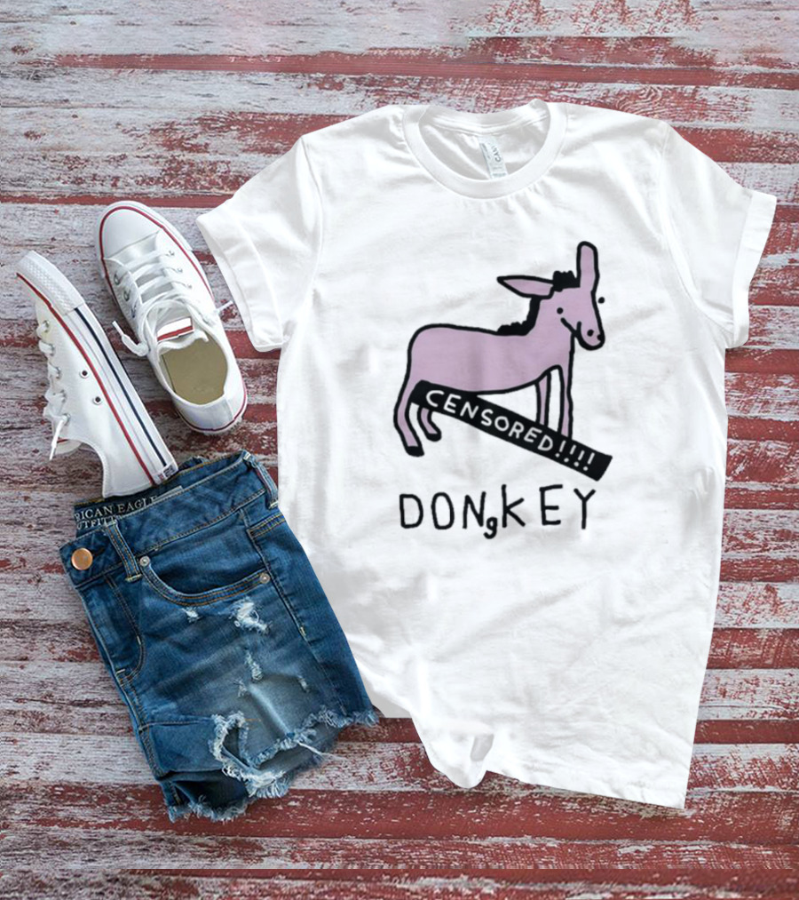 Censored Donkey Humor Play On Words T-Shirt