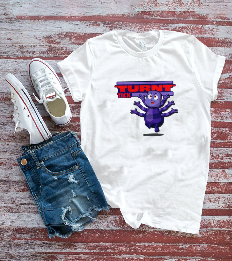 Turnt Tick Character Purple Cartoon T-Shirt