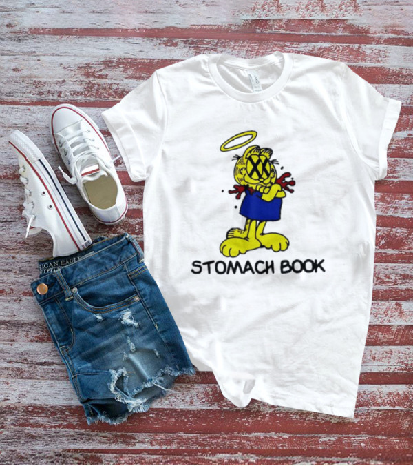 Garfield Stomach Book Halo Lasagna T-Shirt