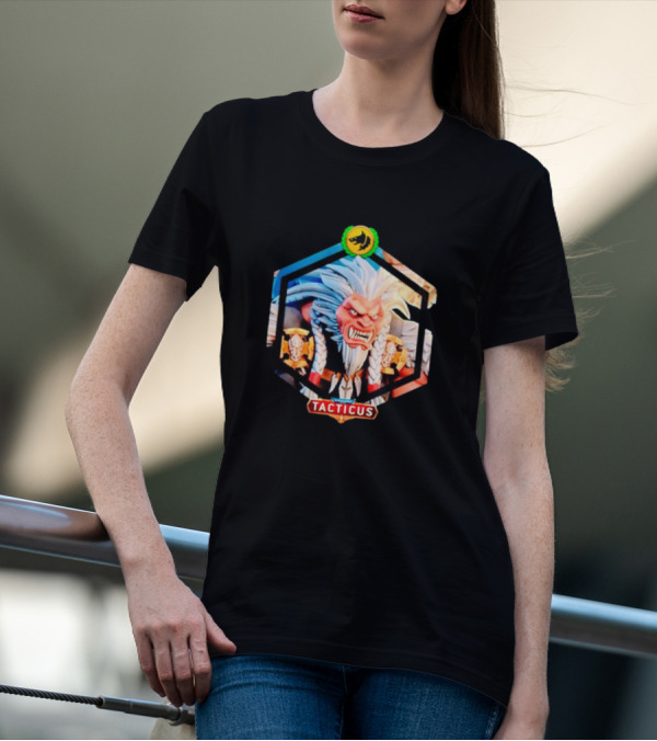 Warhammer 40000 Tacticus Space Iconic Character Emblem T-Shirt