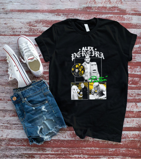 Alex Pereira Poatan Mixed Media Collage With Pop Culture And Meme Elements T-Shirt