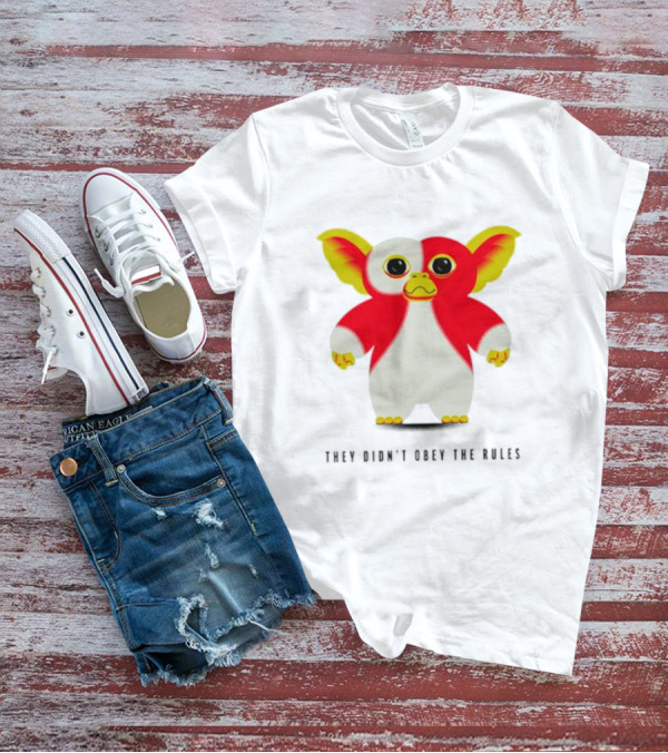 Gremlins They Didn't Obey The Rules Red And Yellow Creature T-Shirt