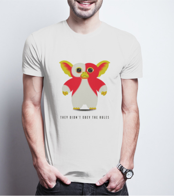 Gremlins They Didn't Obey The Rules Red And Yellow Creature T-Shirt