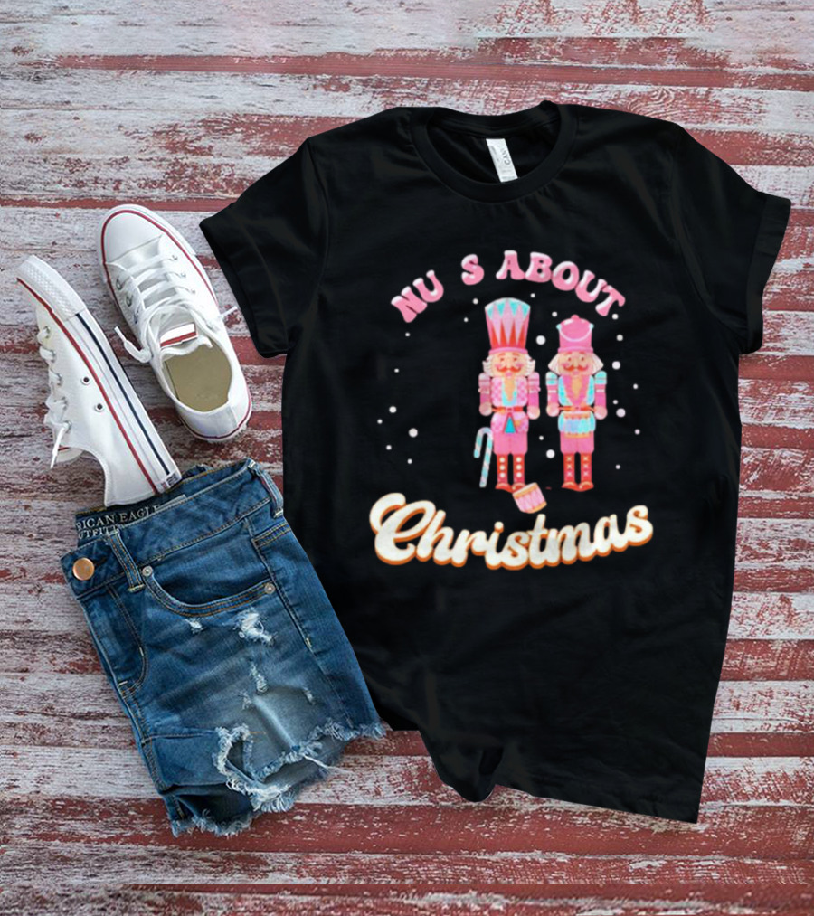 Nutcracker Nu S About Christmas With Candy Cane And Drum T-Shirt