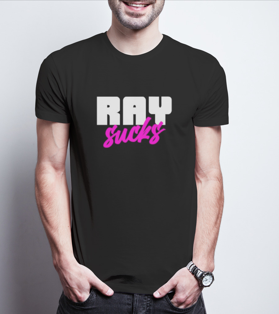 RAY SUCKS Bold Pink T-Shirt