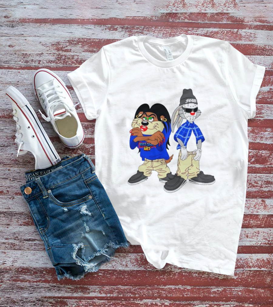Foos Gone Wild Fooneytunez Cartoon Style Characters T-Shirt