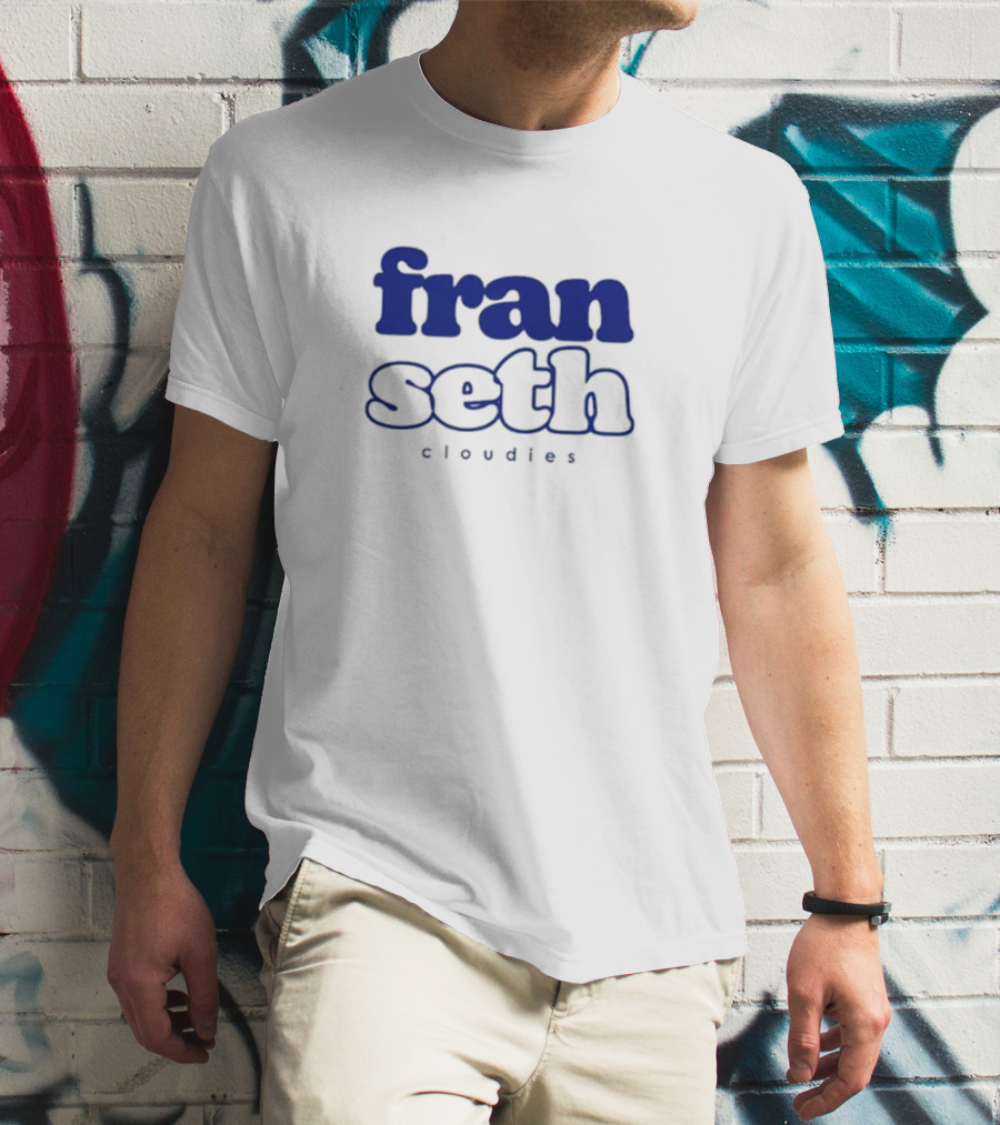 Fran Seth Cloudies Classic Text T-Shirt
