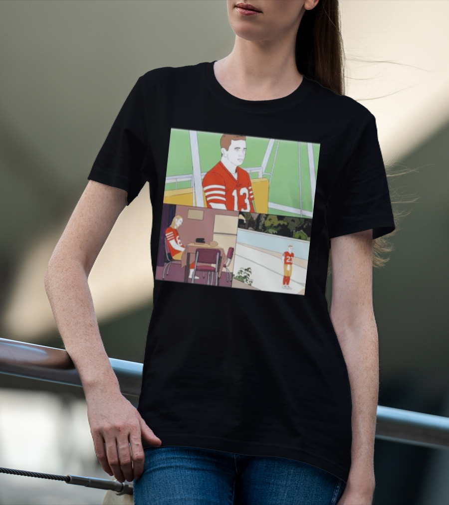 Bye Week Mood Football Reflection Trio T-Shirt