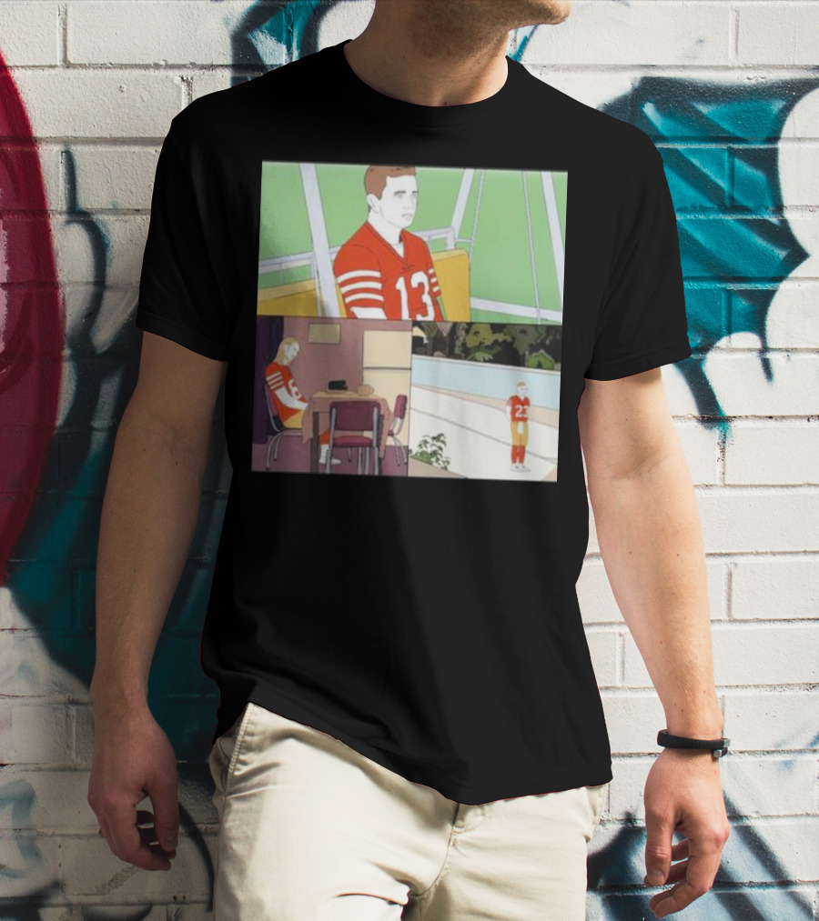 Bye Week Mood Football Reflection Trio T-Shirt