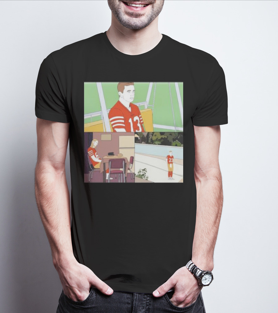 Bye Week Mood Football Reflection Trio T-Shirt