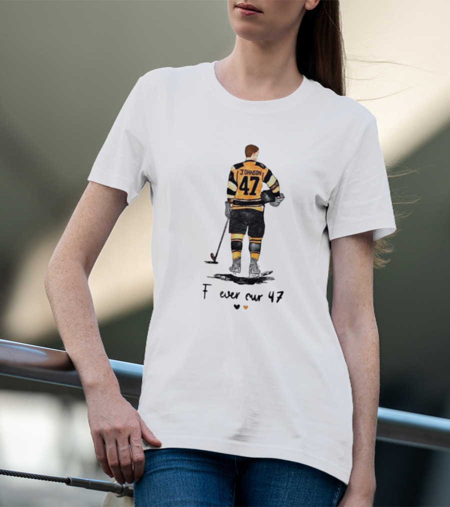 Adam Johnson Forever Our 47 Hockey T-Shirt