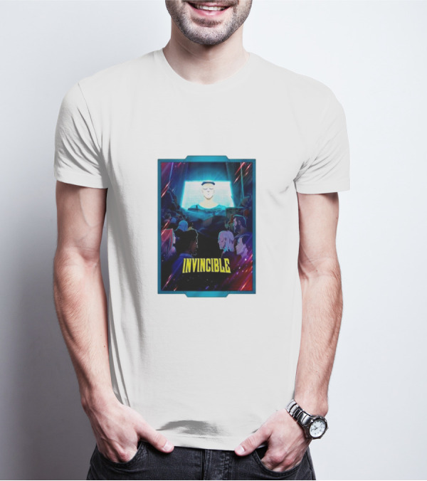 Invincible Season Two Episode One Animated Characters And Vibrant Colors T-Shirt