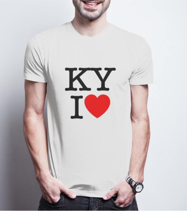 KY I Love Red Heart T-Shirt
