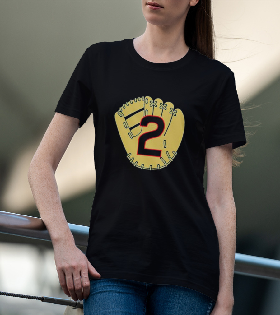 Nico Hoerner Baseball Glove Number 2 T-Shirt