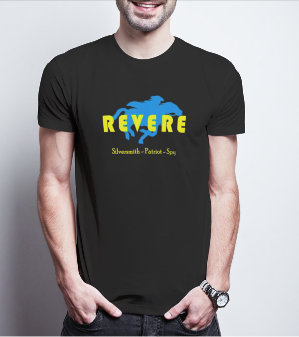 Revere Silversmith Patriot Spy Riding Horse T-Shirt