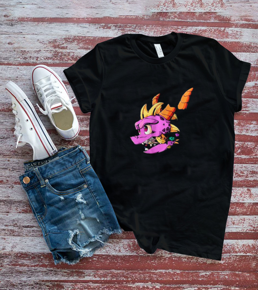 Spyro Capsule Game Adventure Dragon Fan T-Shirt