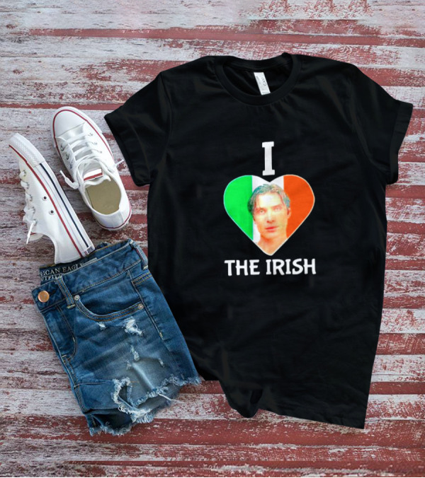 I Love The Irish Cillian Heart Flag T-Shirt