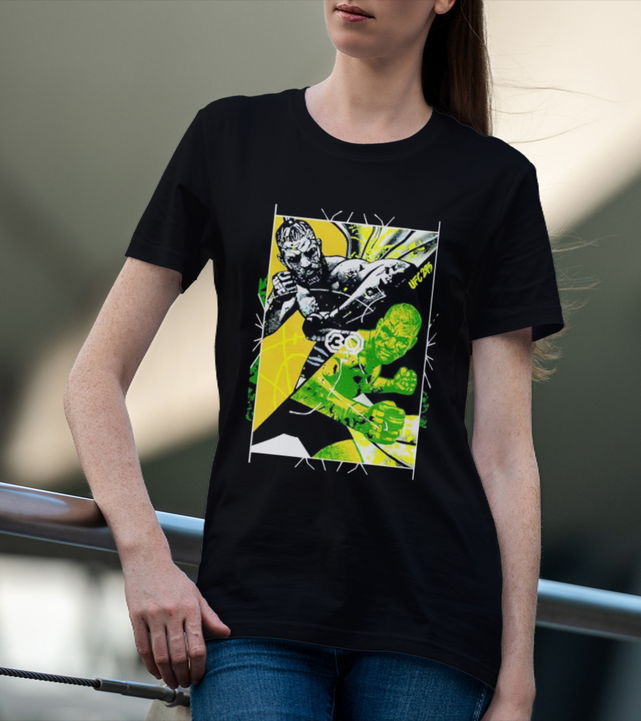 UFC 295 Artist Series Men’s 30th Anniversary Fighters Dynamic Action T-Shirt