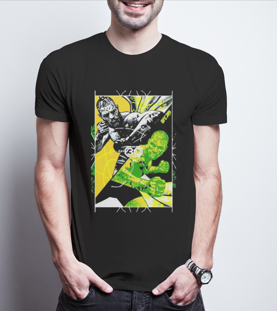 UFC 295 Artist Series Men’s 30th Anniversary Fighters Dynamic Action T-Shirt