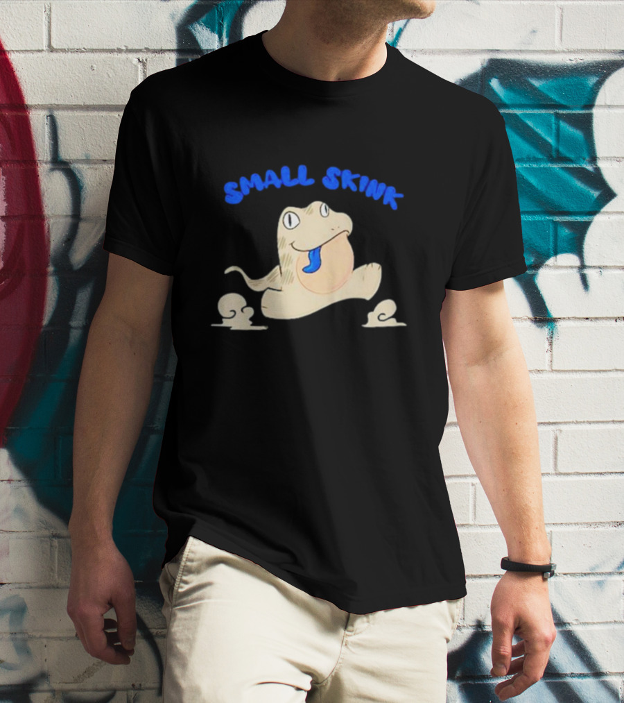 Tom Fawkes Small Skink Blue Tongue Frog T-Shirt