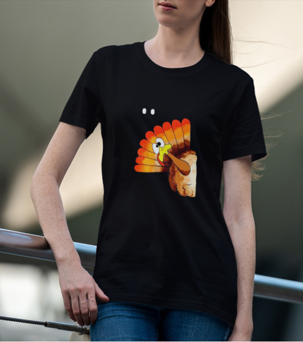 Moo Turkey Funny Thanksgiving T-Shirt