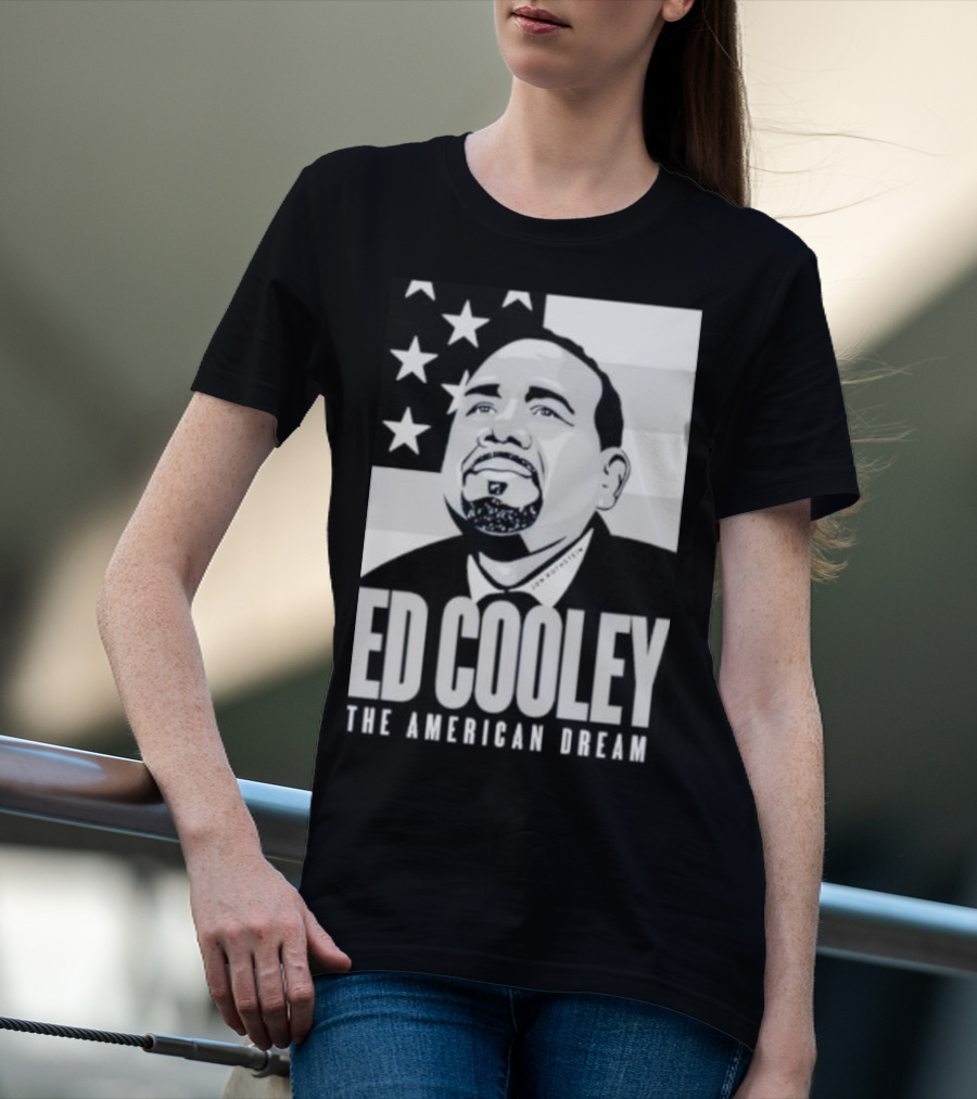 Ed Cooley The American Dream USA Flag T-Shirt
