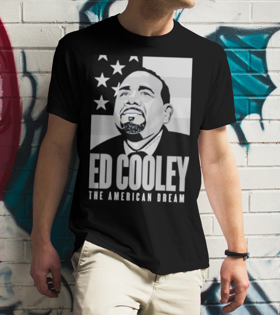 Ed Cooley The American Dream USA Flag T-Shirt