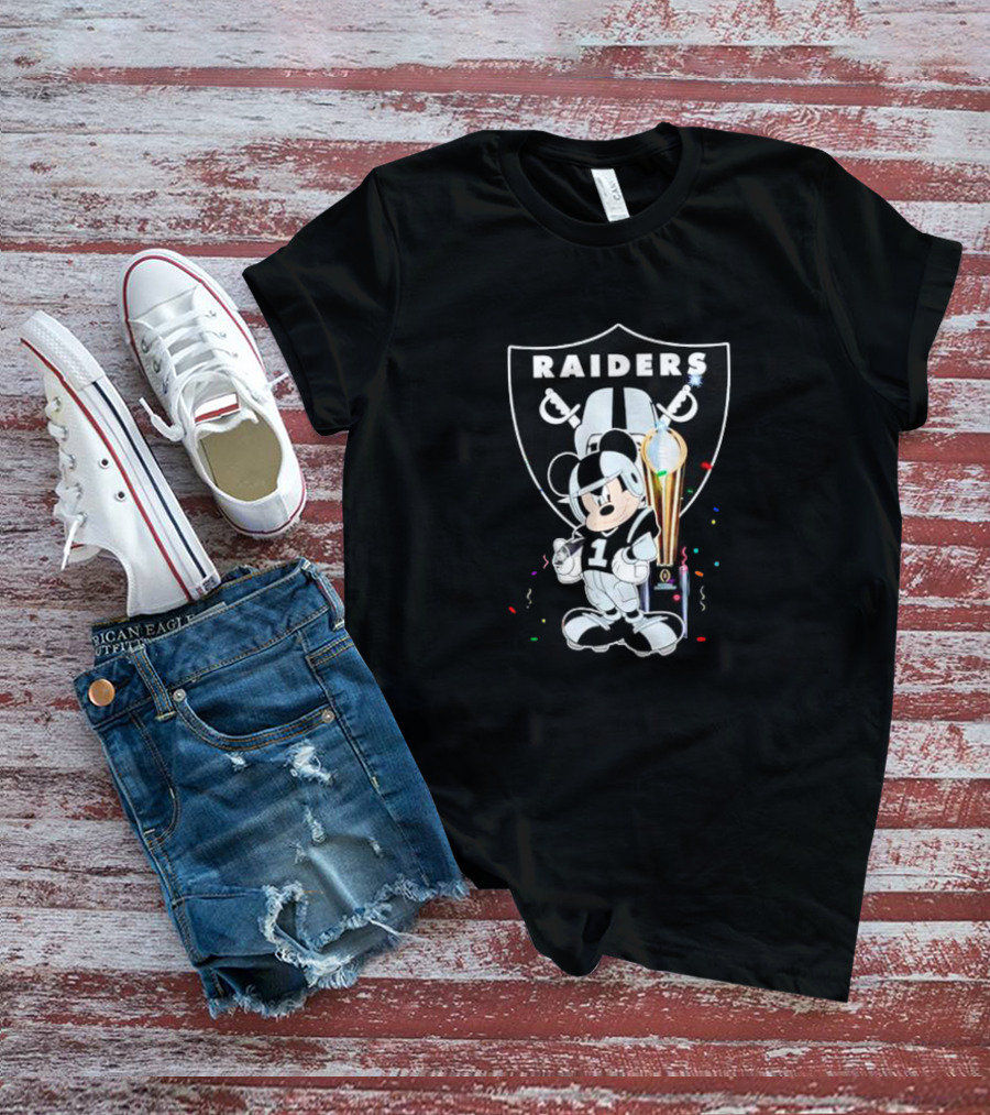 Las Vegas Raiders Mickey Player Trophy T-Shirt