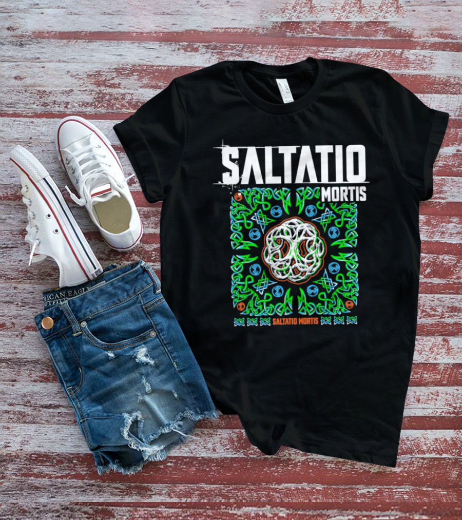 Saltatio Mortis Celtic Knotwork Green Mystical T-Shirt