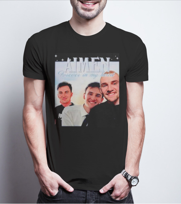 AIMEN Forever In My Heart With Smiling Friends And Stars T-Shirt