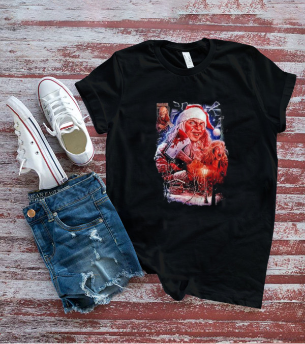 Silent Night Deadly Santa Horror Scene T-Shirt