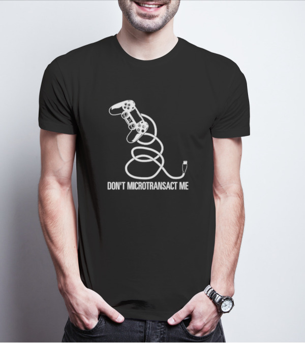 PlayStation Controller Wired Don't Microtransact Me T-Shirt