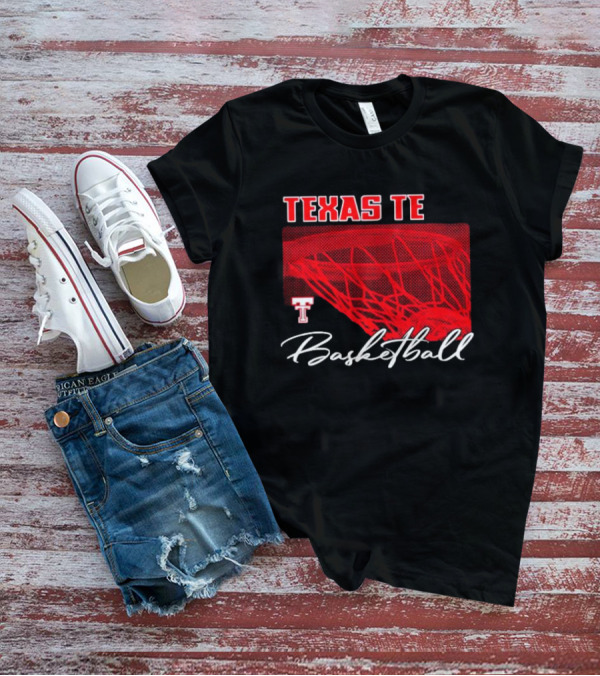 Texas Tech Basketball Red Net TT T-Shirt