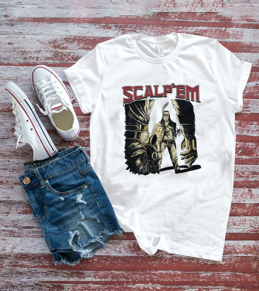 Florida State Seminoles Scalp’em Football Rivalry Showdown T-Shirt
