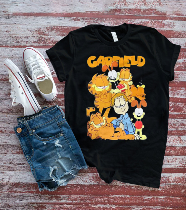 Garfield And Friends Group Character T-Shirt