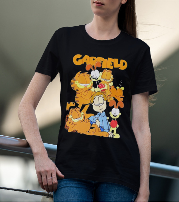 Garfield And Friends Group Character T-Shirt