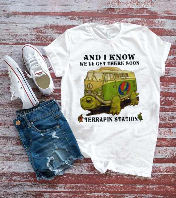 Grateful Dead Terrapin Station Turtle Bus I Know We'll Get There Soon T-Shirt