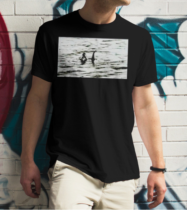Louis Wearing Palace Nessie Surfers On Loch Ness Monster T-Shirt