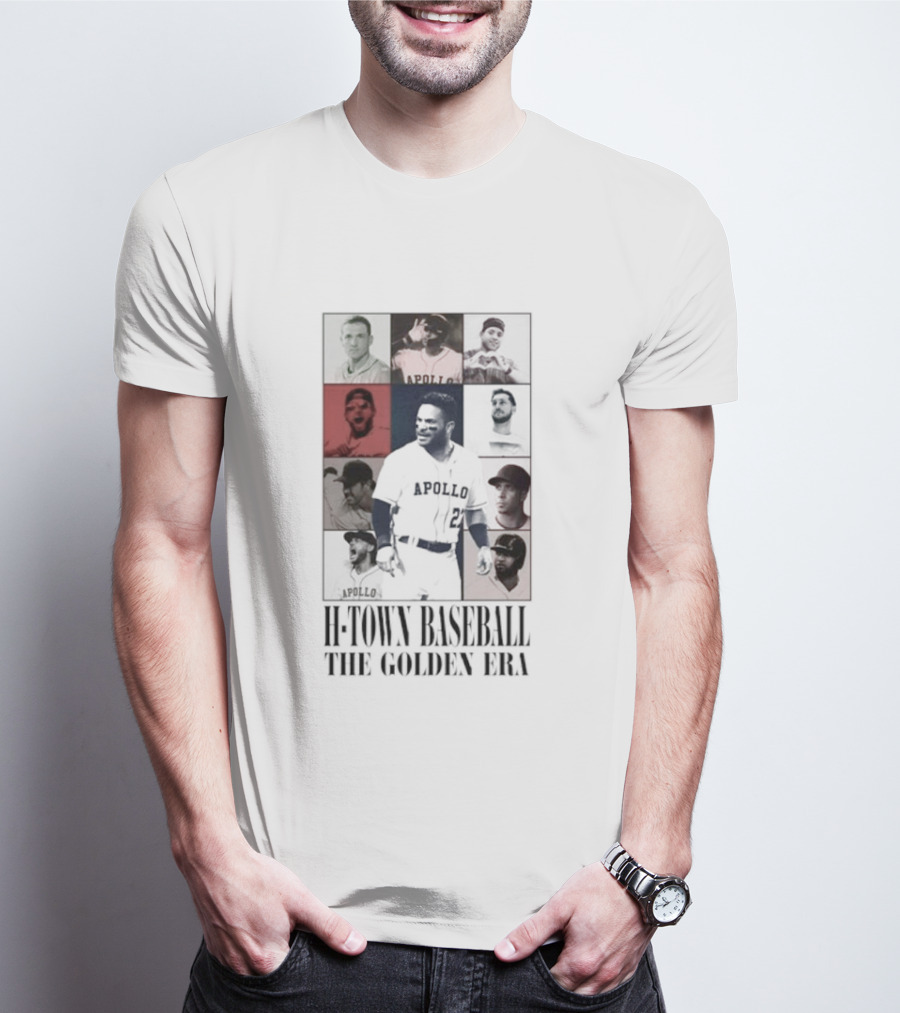 Apollo H-Town Baseball The Golden Era T-Shirt