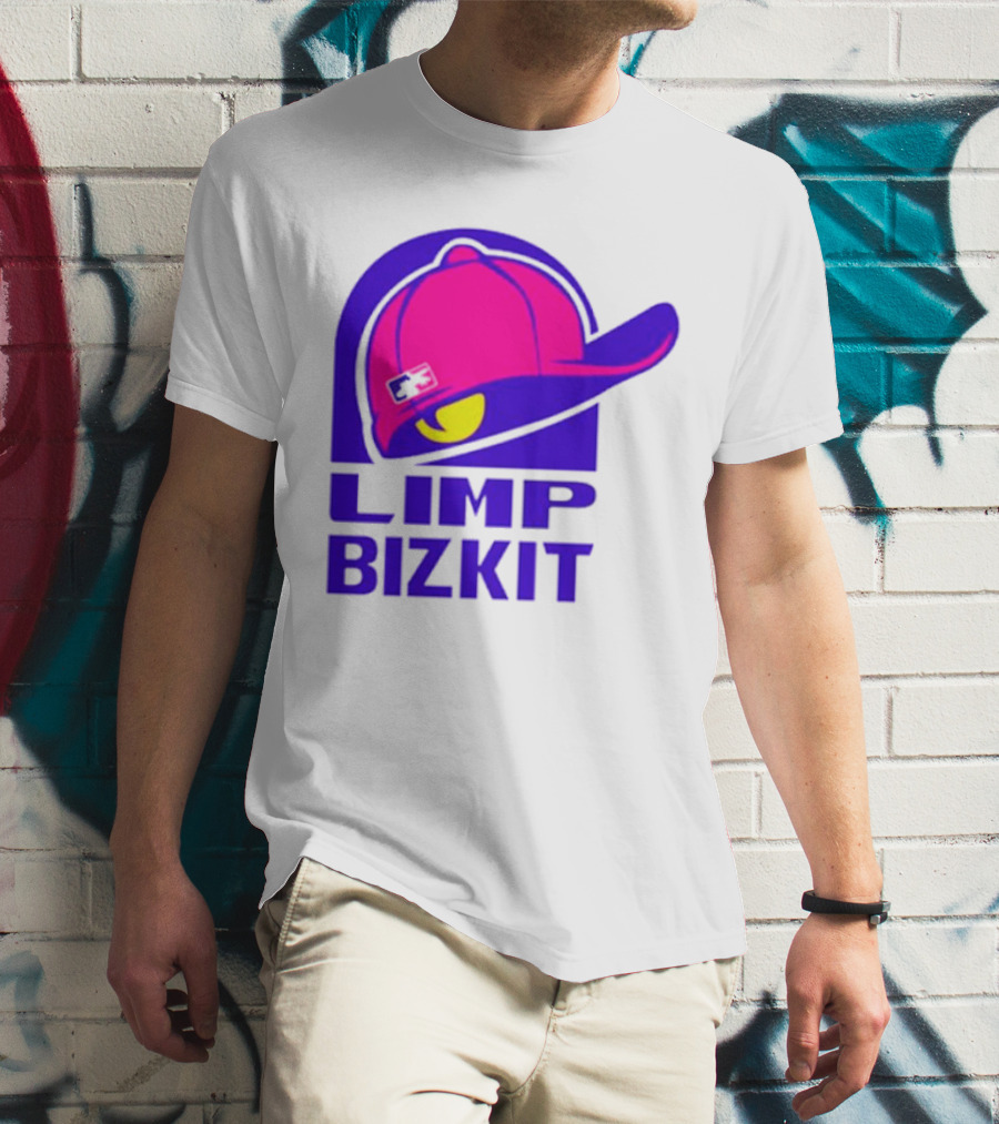 Limp Bizkit Logo With Pink Hat And Taco Bell T-Shirt