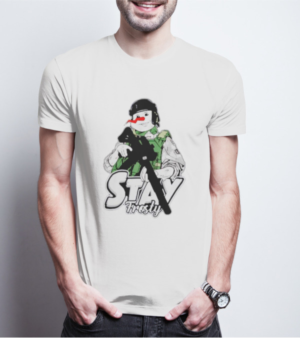 Stay Frosty Snowman Army T-Shirt