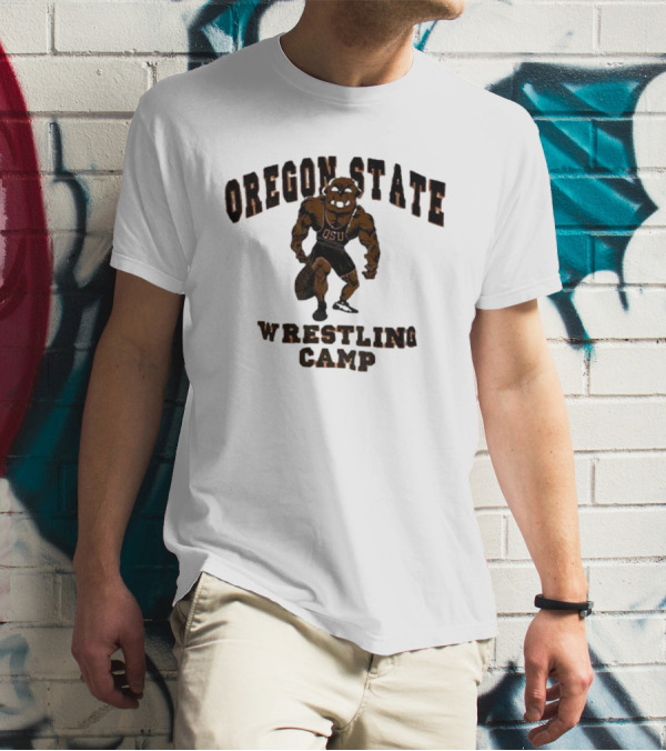 Oregon State OSU Wrestling Camp Vintage Beavers T-Shirt