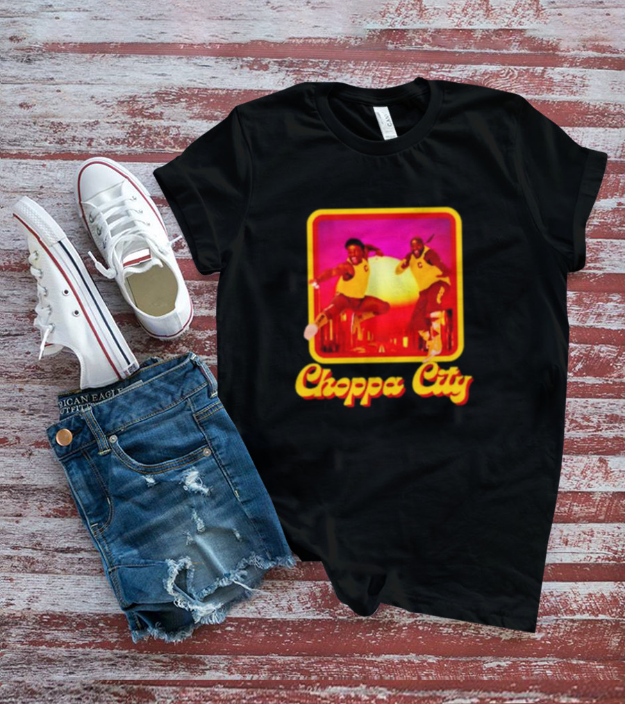 Atiba Choppa City Basketball Jump Action Duo In Yellow Outfits T-Shirt