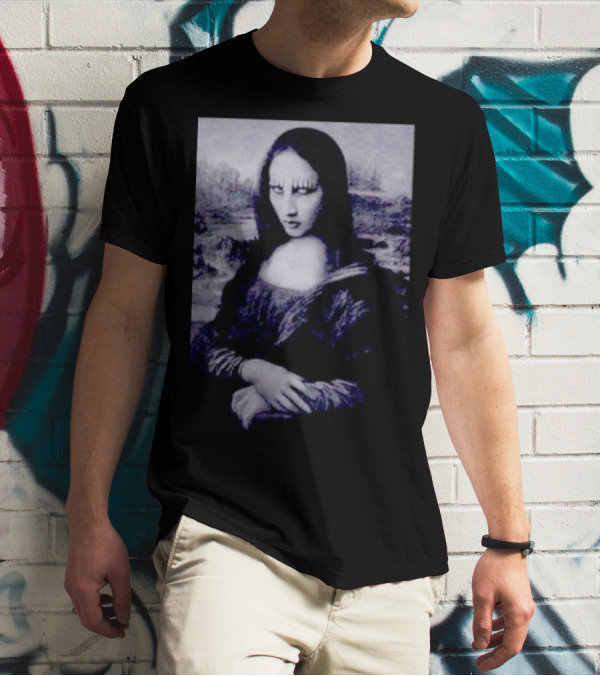 Mona Manson Gothic Pop Art Painting Fusion T-Shirt