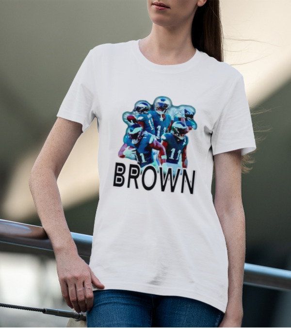 Philadelphia Eagles AJ Brown NFL Football T-Shirt