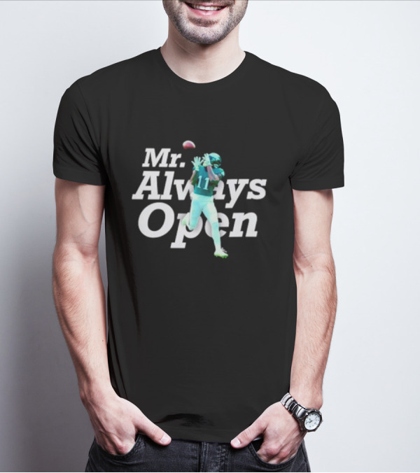 Philadelphia Eagles Mr. Always Open 11 Catching Football T-Shirt